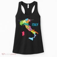 Map Of Italy Women's Tank Top thumb 0