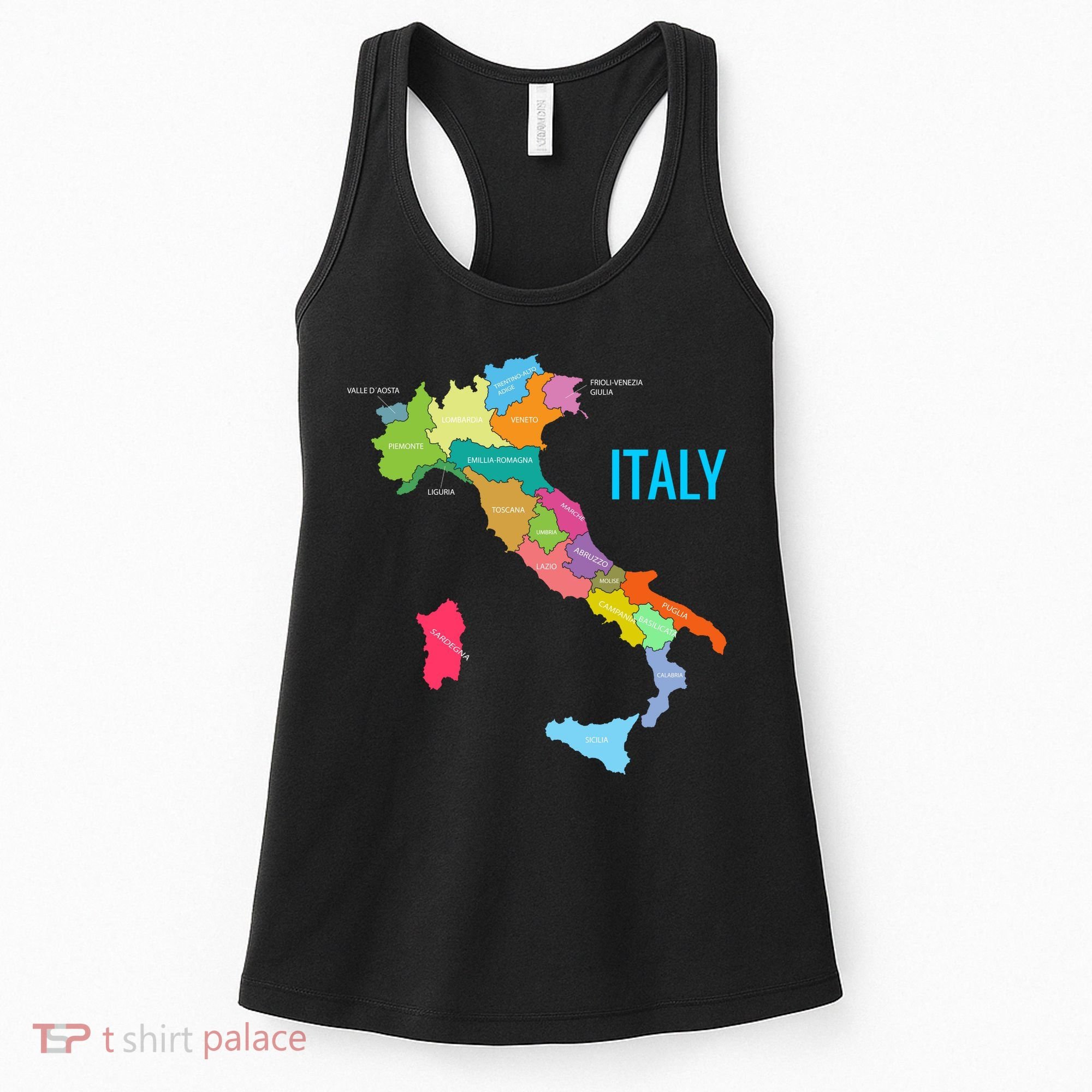 Map Of Italy Women's Tank Top