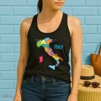 Map Of Italy Women's Tank Top thumb 2