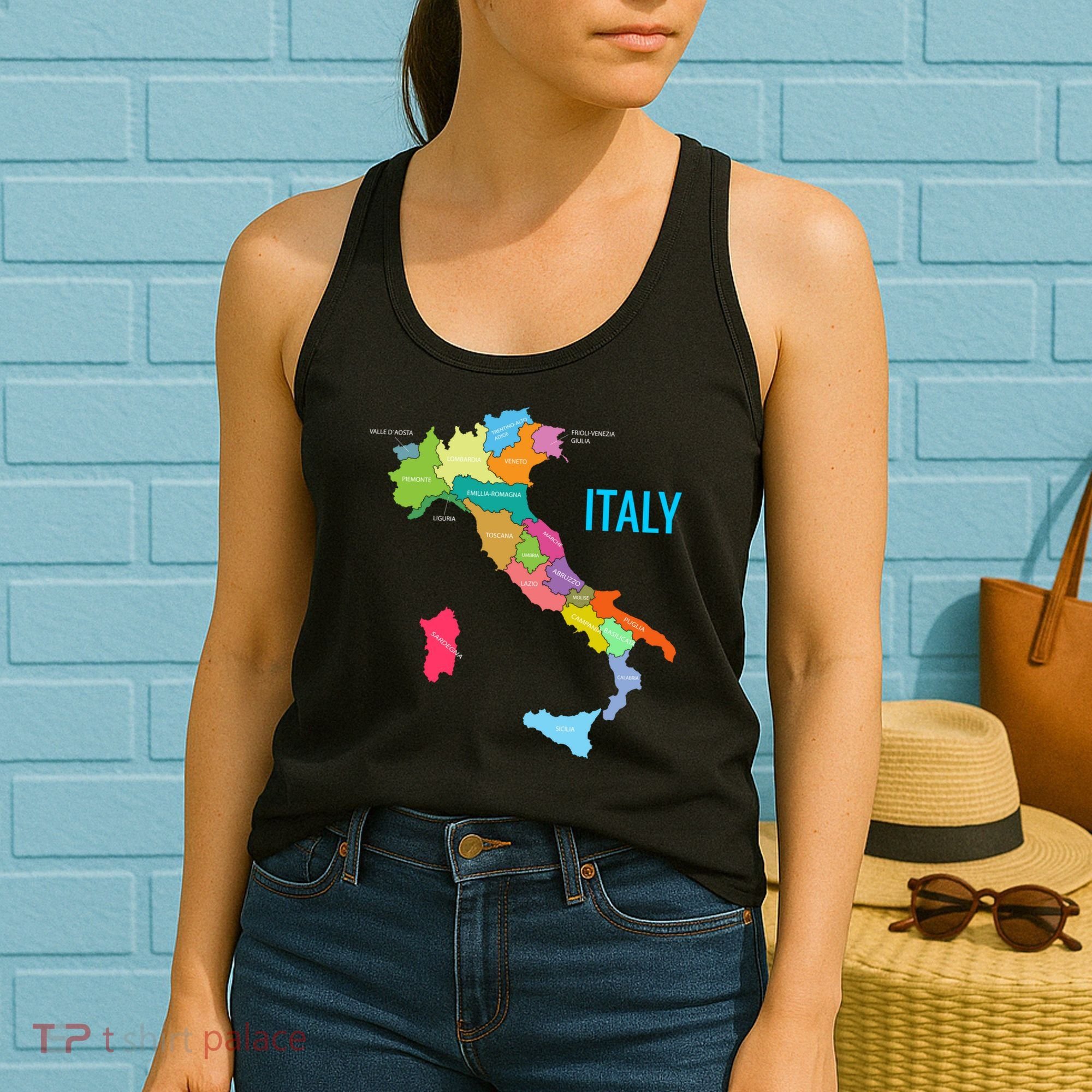 Map Of Italy Women's Tank Top