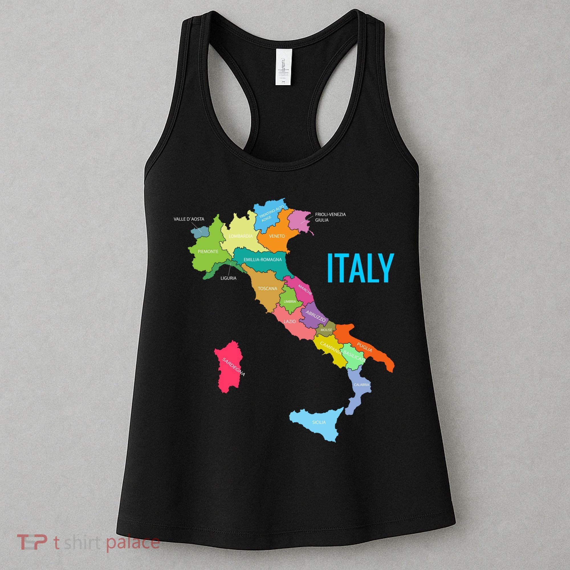 Map Of Italy Women's Tank Top