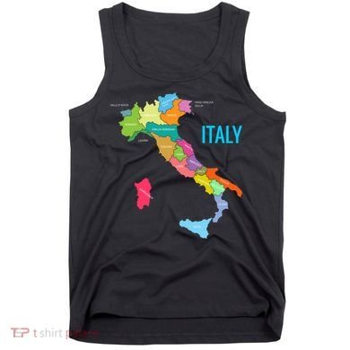 Map Of Italy Tank Top