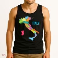 Map Of Italy Tank Top thumb 3