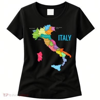 Map Of Italy Women's T-Shirt