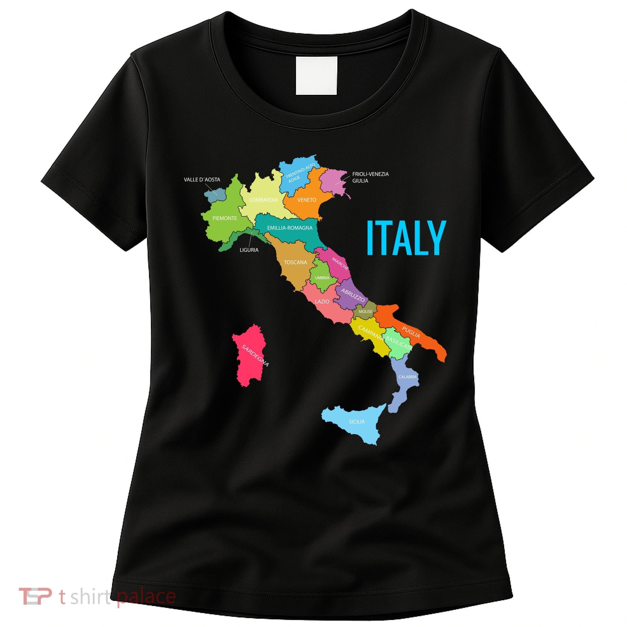 Map Of Italy Women's T-Shirt