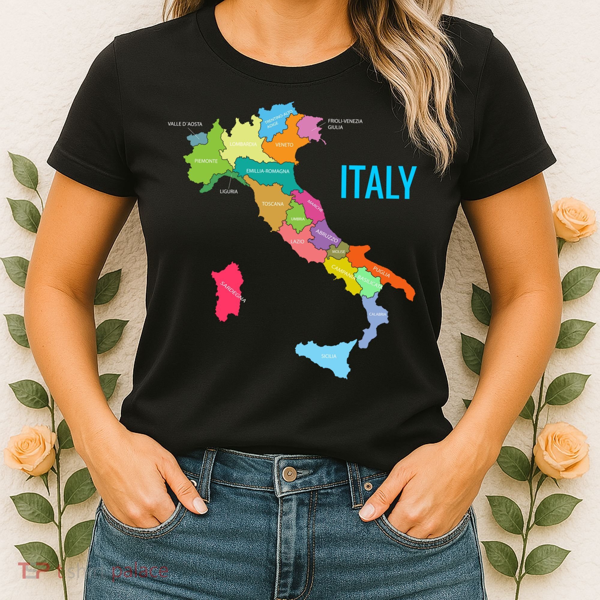 Map Of Italy Women's T-Shirt