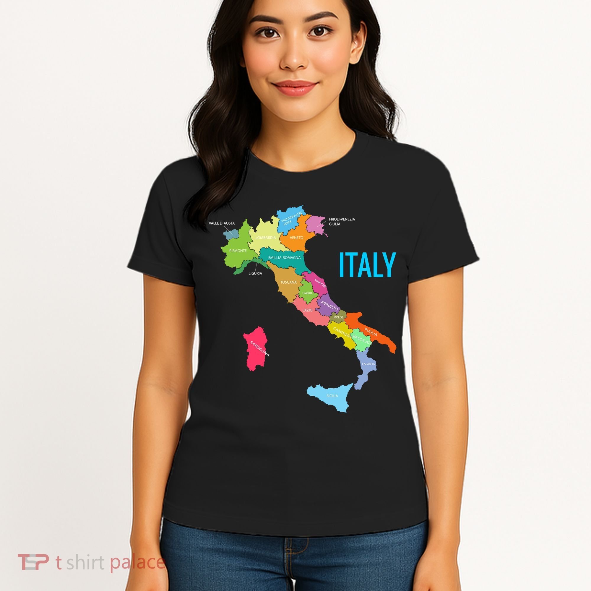 Map Of Italy Women's T-Shirt