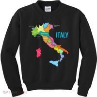 Map Of Italy Kids Sweatshirt thumb 0
