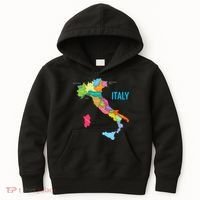 Map Of Italy Kids Hoodie thumb 0