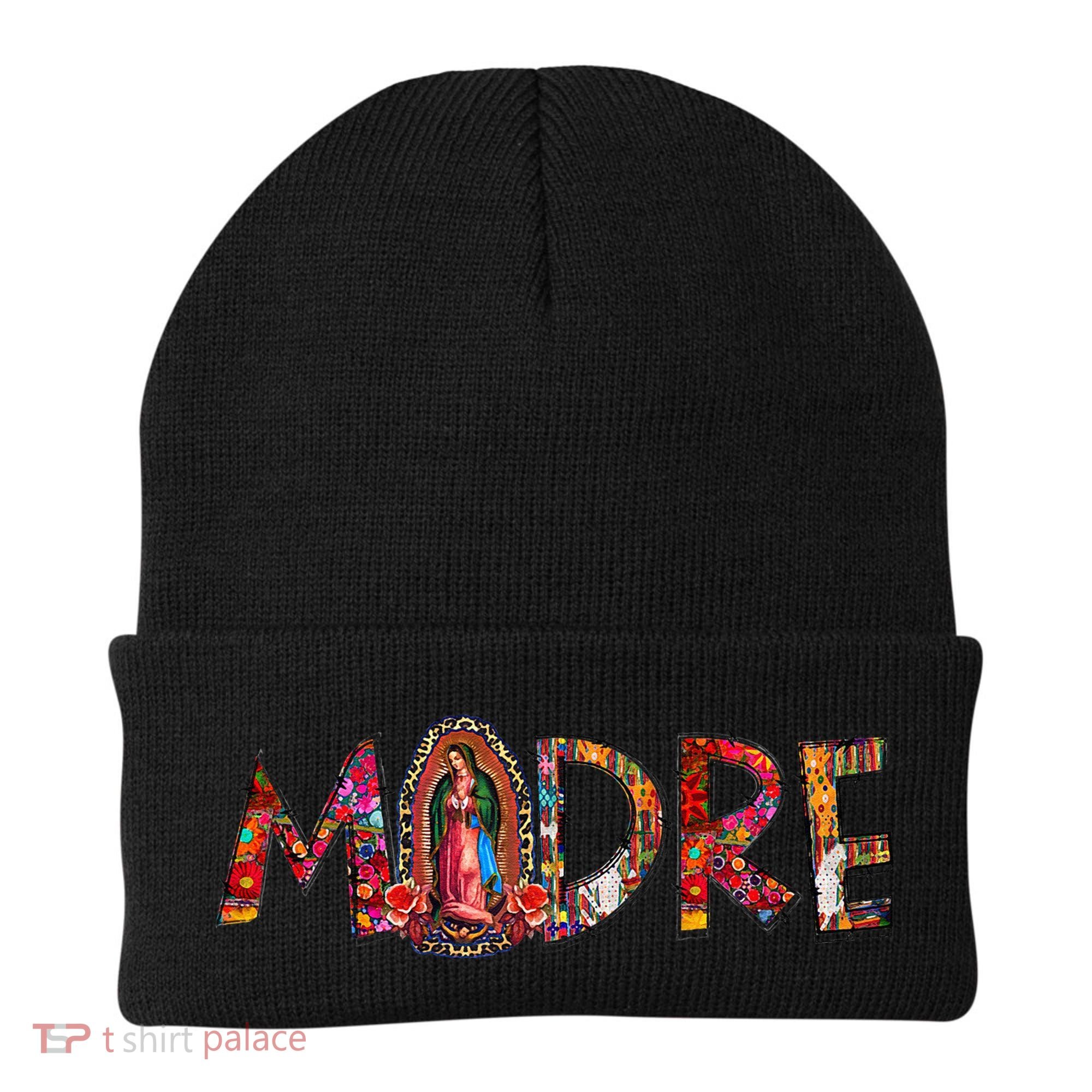 Madre Our Lady Virgen De Guadalupe Abuela Latina Mexican Beanie