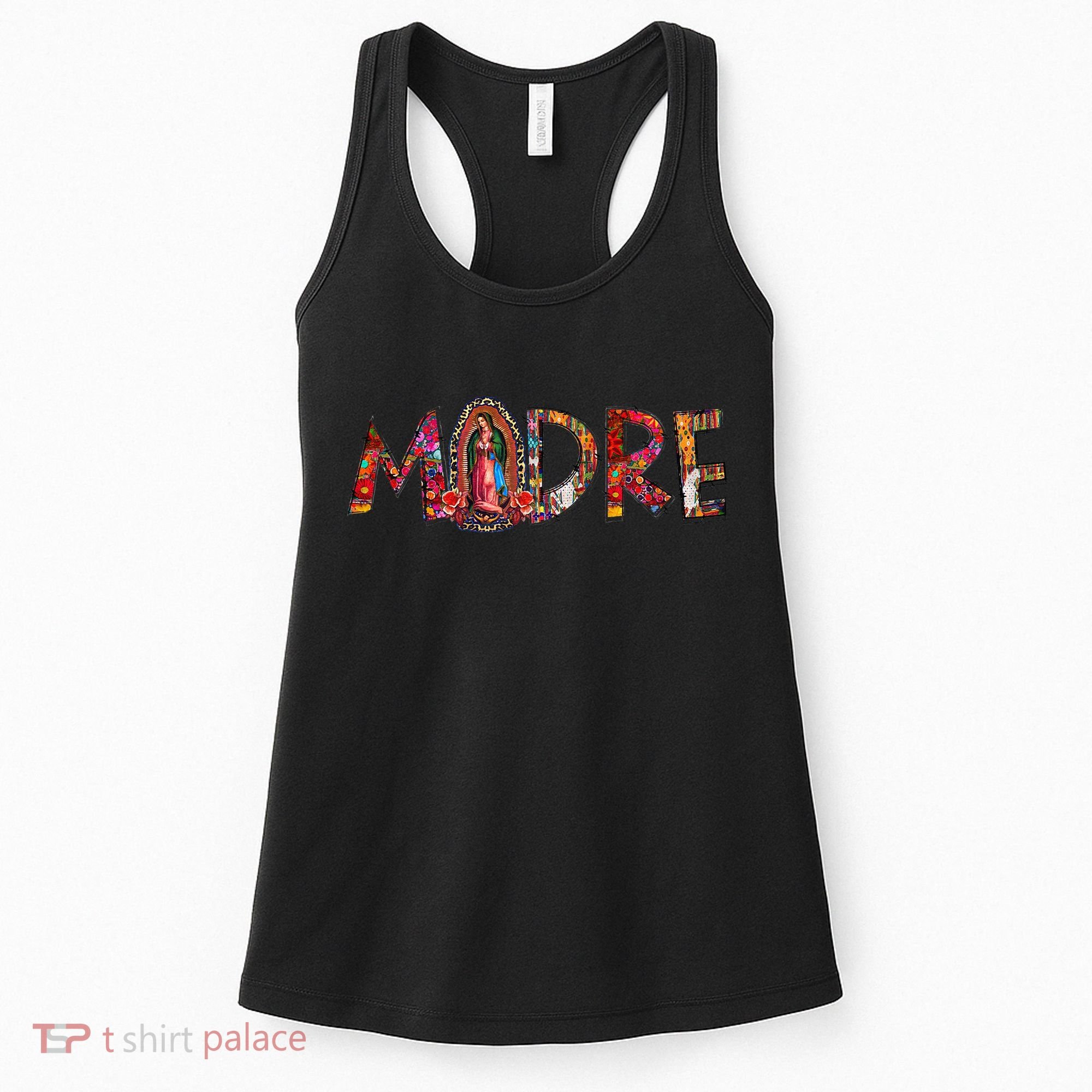Madre Our Lady Virgen De Guadalupe Abuela Latina Mexican Women's Tank Top