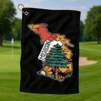 Michigan Outdoor Life Golf Towel thumb 1