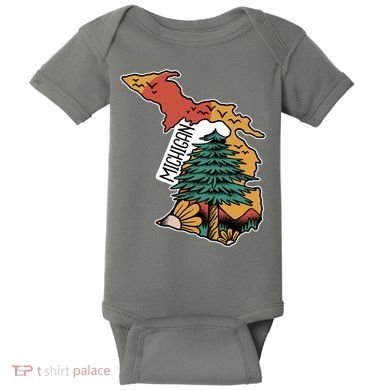 Michigan Outdoor Life Baby Bodysuit