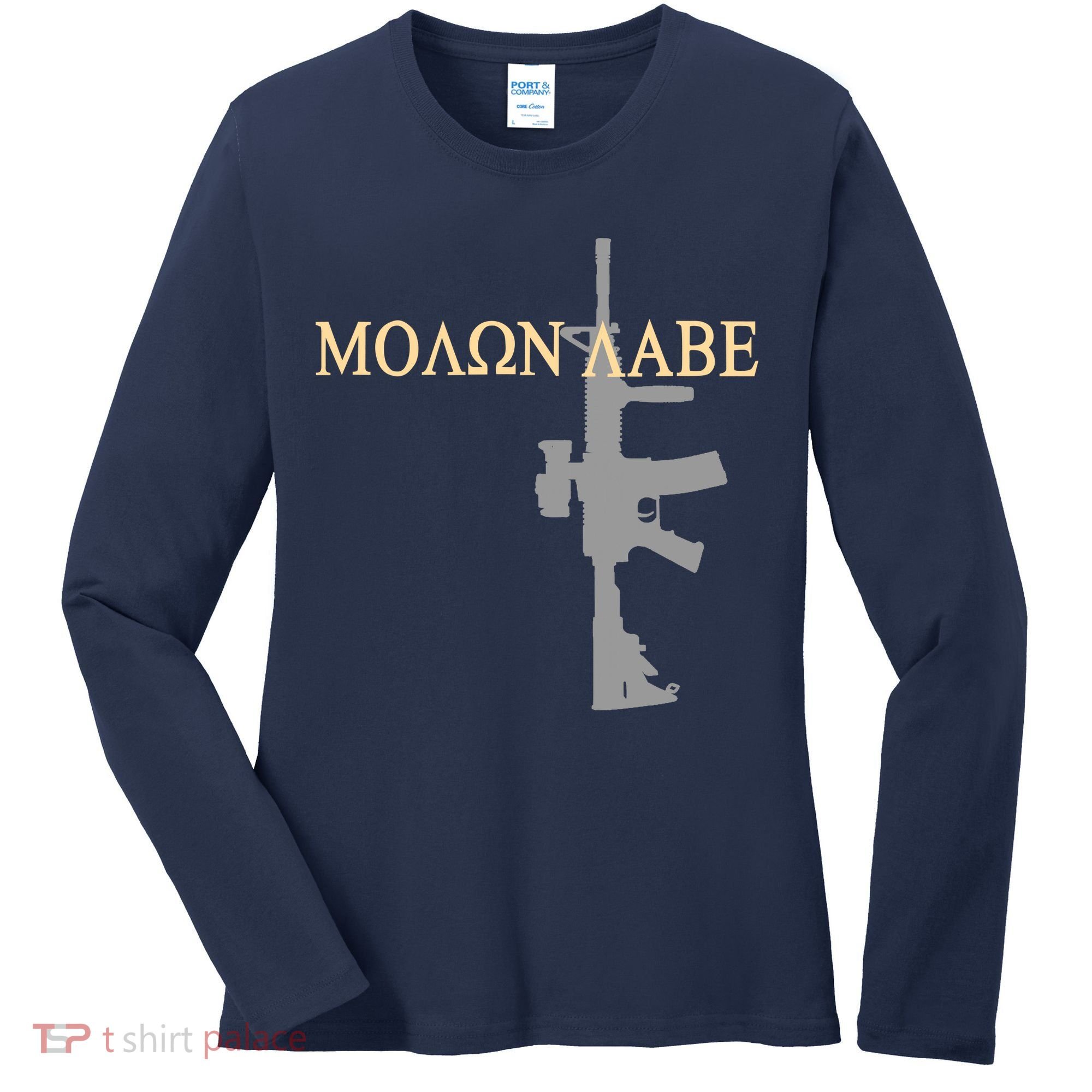 Molon Labe - Greek - Come and Take Women's Long Sleeve Shirt