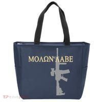 Molon Labe - Greek - Come and Take Tote Bag thumb 0