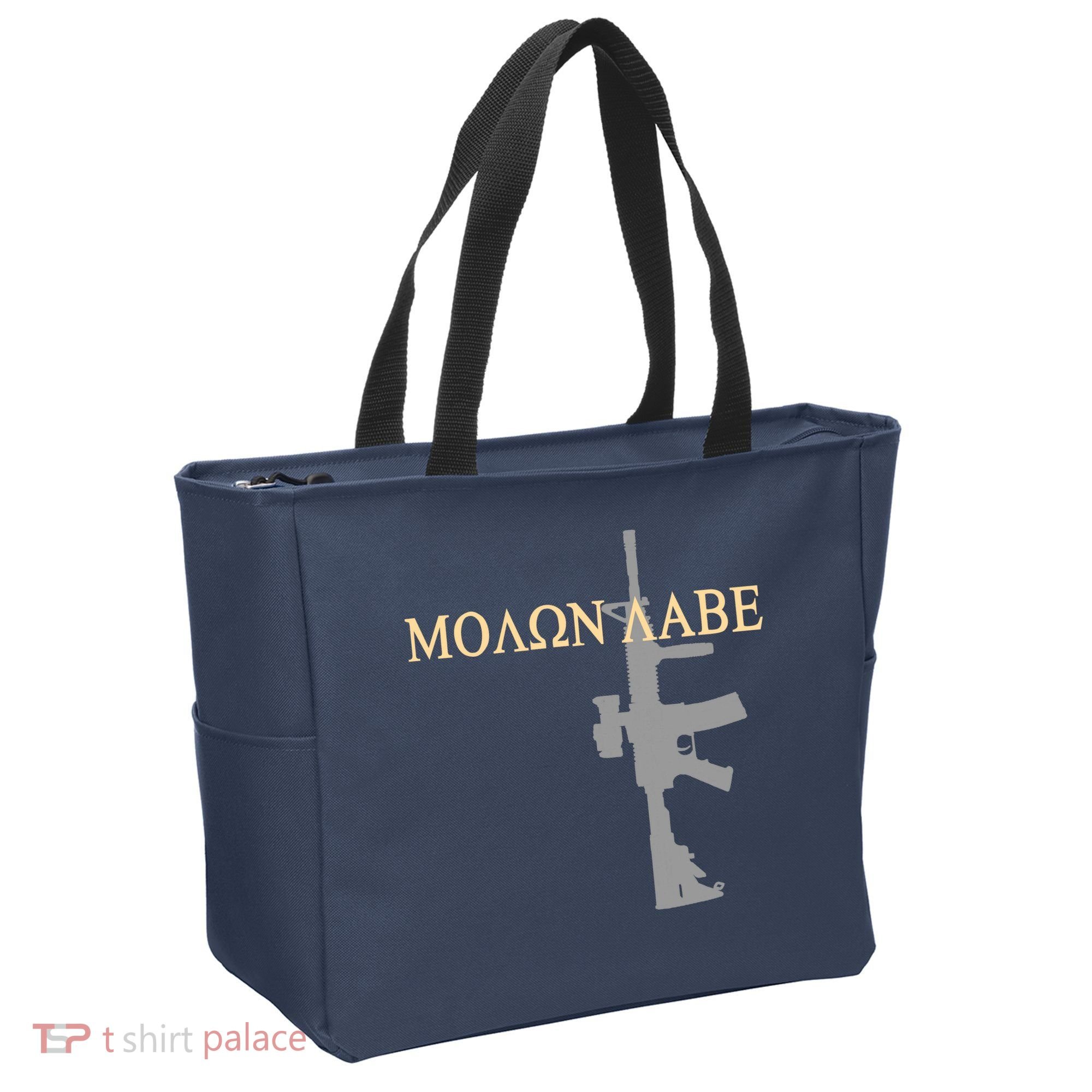 Molon Labe - Greek - Come and Take Tote Bag