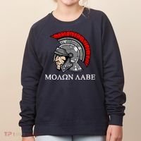 Molon Labe - Spartan Helmet Greek - Come and Take Women's Sweatshirt thumb 0