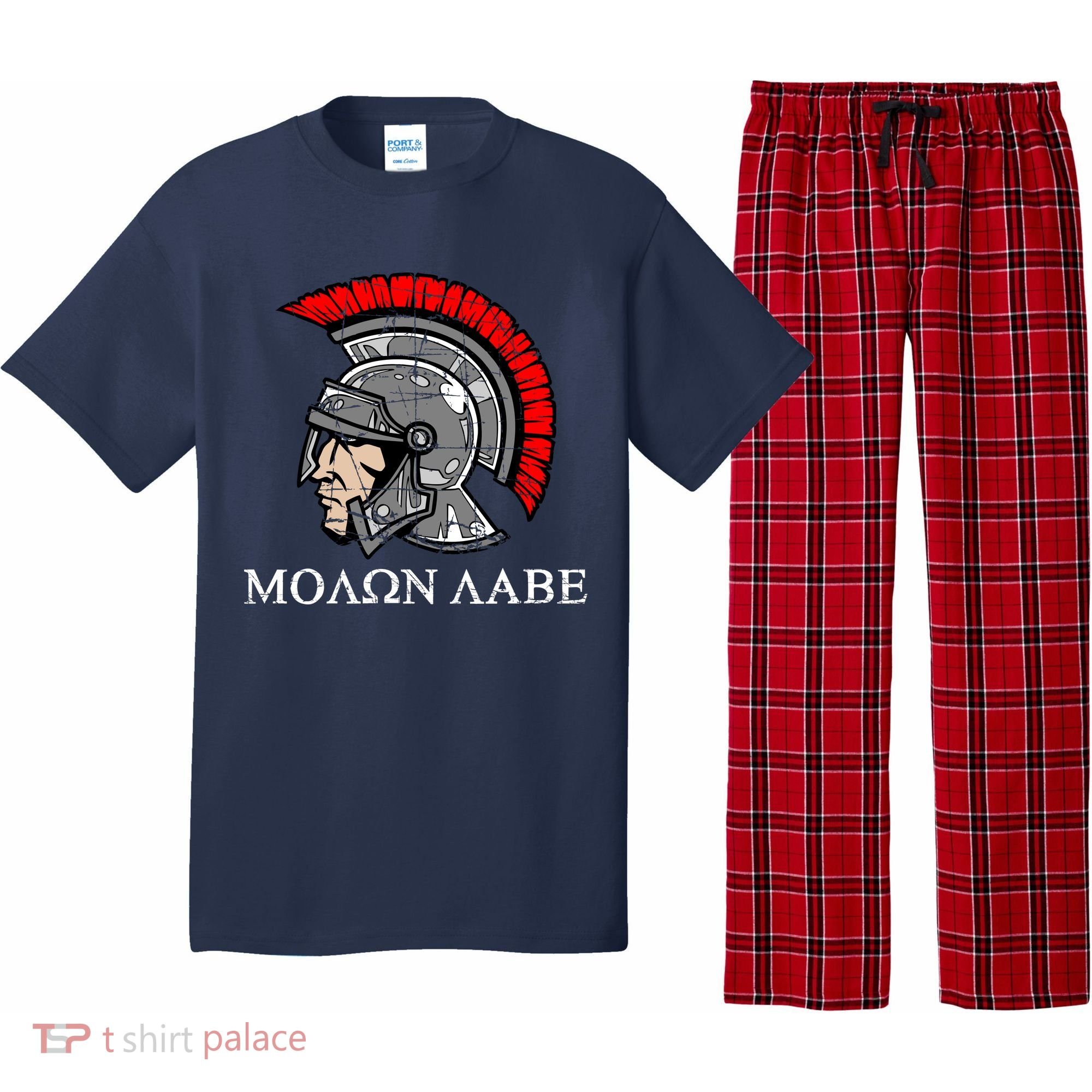 Molon Labe - Spartan Helmet Greek - Come and Take Pajama Set