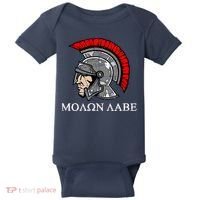 Molon Labe - Spartan Helmet Greek - Come and Take Baby Bodysuit thumb 0