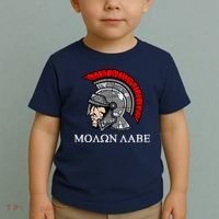 Molon Labe - Spartan Helmet Greek - Come and Take Toddler T-Shirt thumb 2