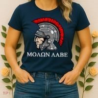 Molon Labe - Spartan Helmet Greek - Come and Take Women's T-Shirt thumb 2