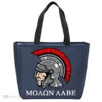 Molon Labe - Spartan Helmet Greek - Come and Take Tote Bag thumb 0