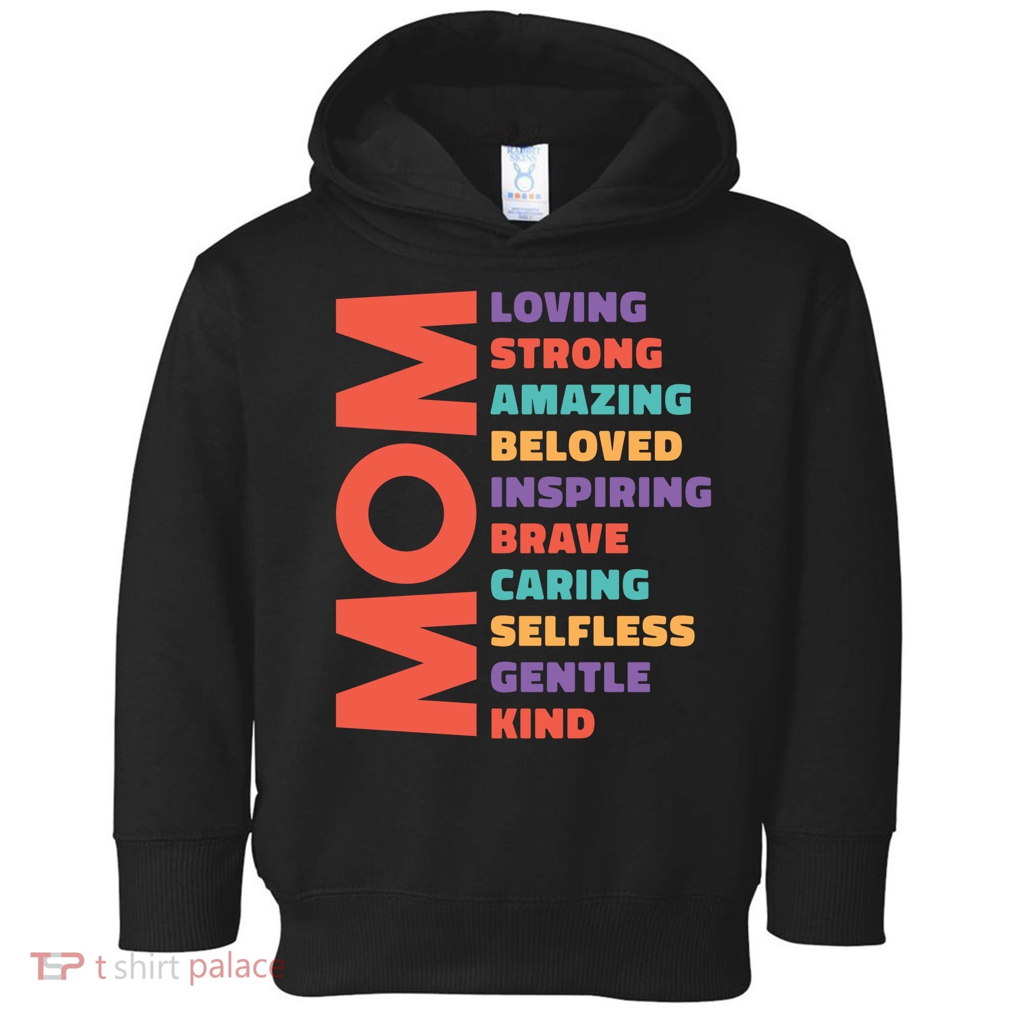 Mom Adjective Toddler Hoodie