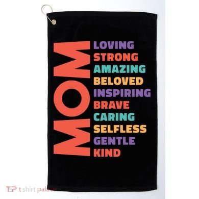 Mom Adjective Golf Towel