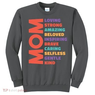Mom Adjective Sweatshirt