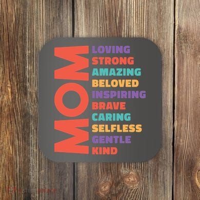Mom Adjective Coaster