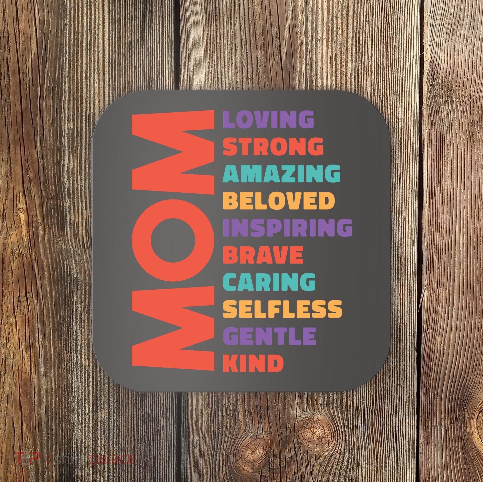 Mom Adjective Coaster