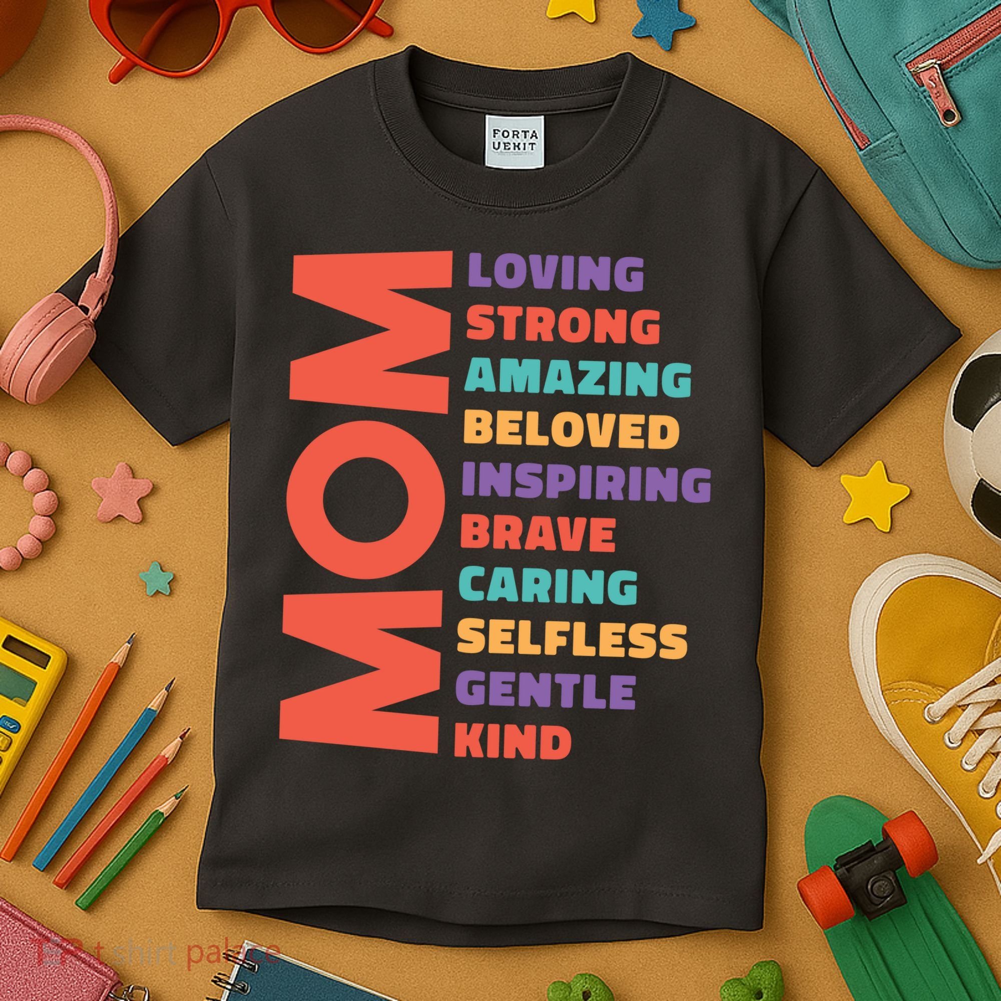 Mom Adjective Kids T-Shirt