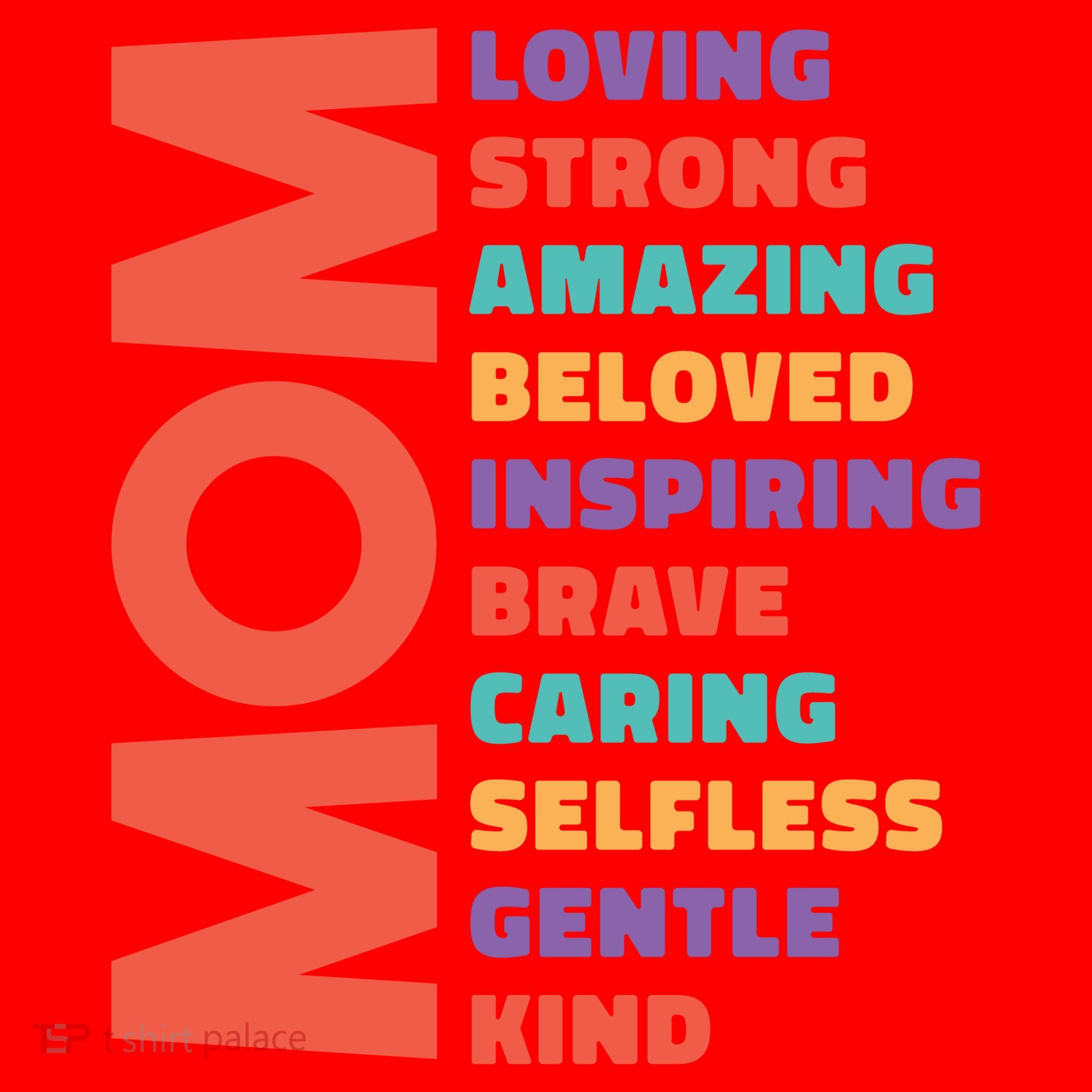 Mom Adjective Santa Hat
