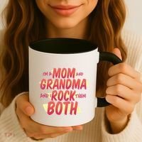 Mom And Grandma Rock Them Both Coffee Mug thumb 3