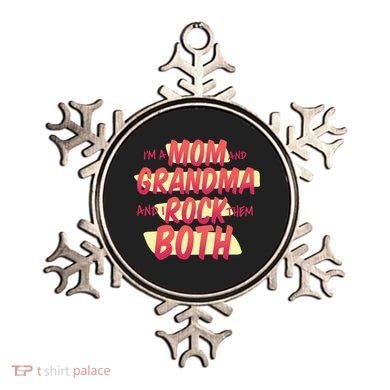 Mom And Grandma Rock Them Both Ornament