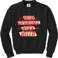 Mom And Grandma Rock Them Both Kids Sweatshirt thumb 0