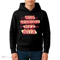 Mom And Grandma Rock Them Both Kids Hoodie thumb 4