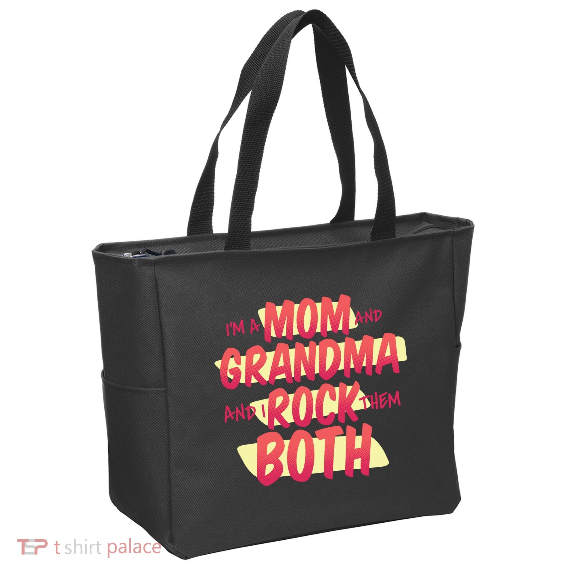 Mom And Grandma Rock Them Both Tote Bag