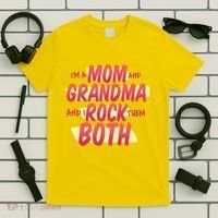 Mom And Grandma Rock Them Both T-Shirt thumb 5