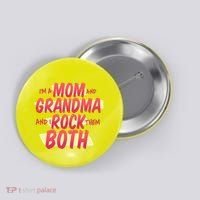 Mom And Grandma Rock Them Both Button thumb 0