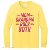 Mom And Grandma Rock Them Both Kids Long Sleeve Shirt thumb 0