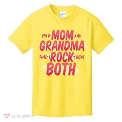 Mom And Grandma Rock Them Both Kids T-Shirt