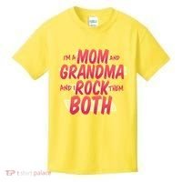 Mom And Grandma Rock Them Both Kids T-Shirt thumb 0