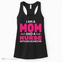 Mom and Nurse Nothing Scares Me Women's Tank Top thumb 0
