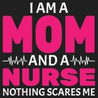 Mom and Nurse Nothing Scares Me Hat thumb 2