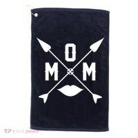 Mom Arrows Of Love Golf Towel thumb 0