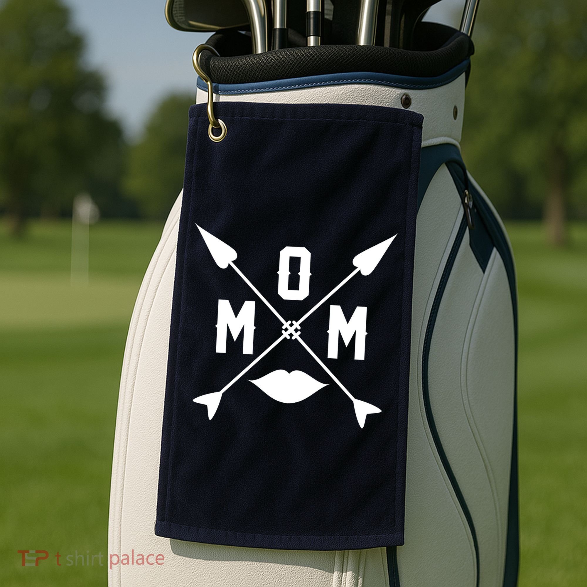 Mom Arrows Of Love Golf Towel