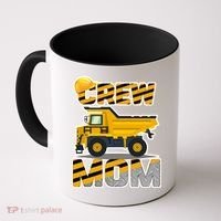 Mom Birthday Crew Construction Party Coffee Mug thumb 0
