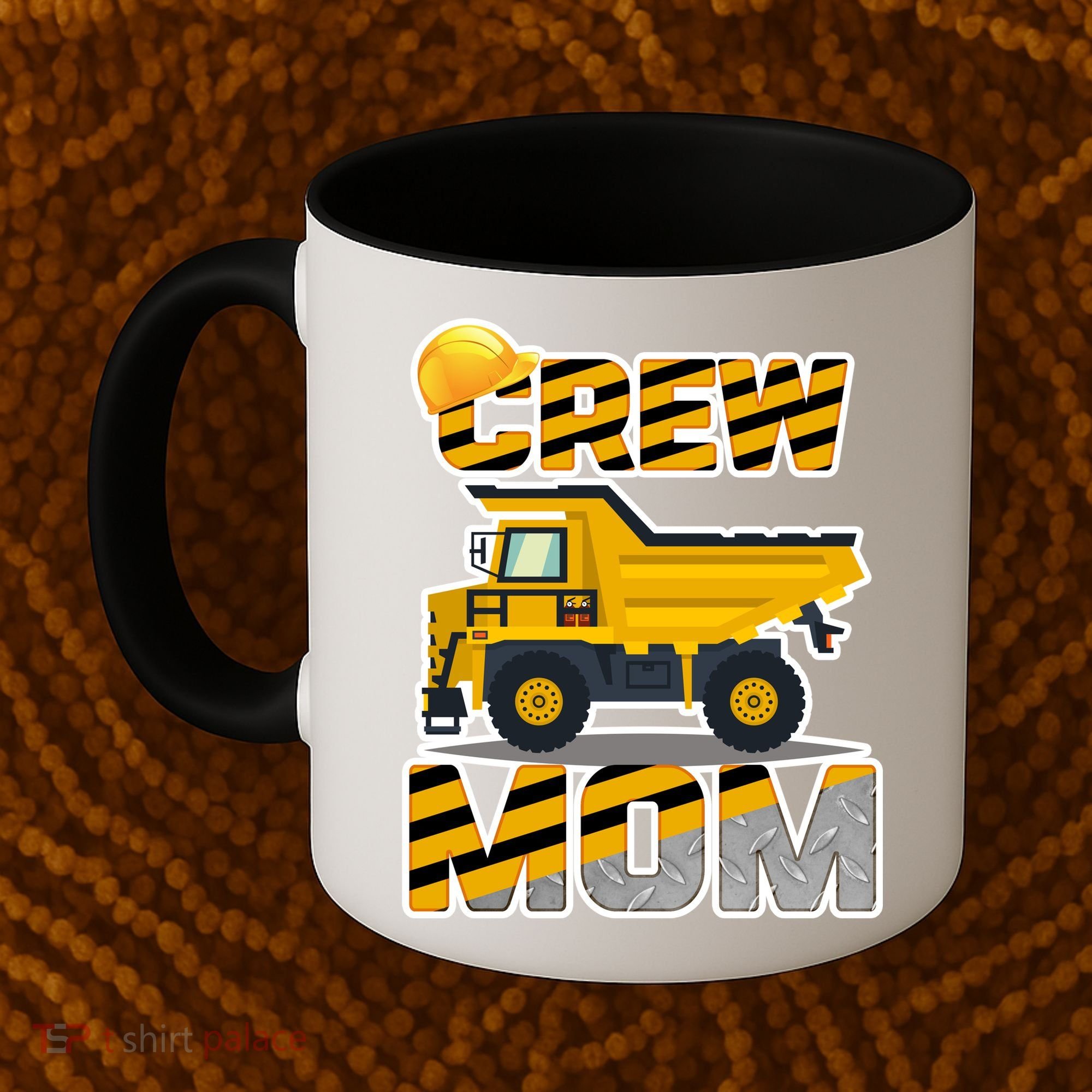 Mom Birthday Crew Construction Party Coffee Mug