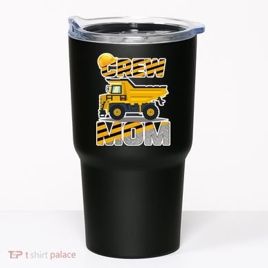 Mom Birthday Crew Construction Party Tumbler